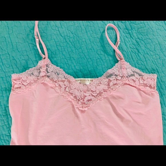 DNA COUTURE CAMISOLE PINK TOP - Picture 4 of 5
